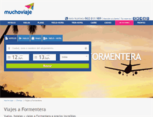 Tablet Screenshot of formentera.muchoviaje.com