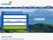 Tablet Screenshot of cadiz.muchoviaje.com