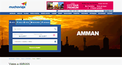 Desktop Screenshot of amman.muchoviaje.com