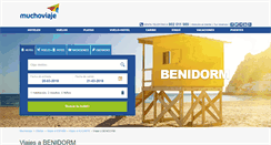 Desktop Screenshot of benidorm.muchoviaje.com