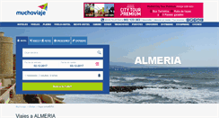 Desktop Screenshot of almeria.muchoviaje.com