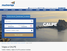 Tablet Screenshot of calpe.muchoviaje.com