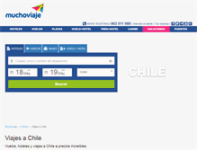 Tablet Screenshot of chile.muchoviaje.com
