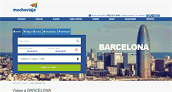 Desktop Screenshot of barcelona.muchoviaje.com