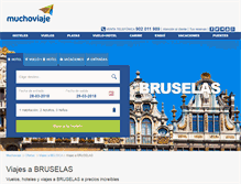 Tablet Screenshot of bruselas.muchoviaje.com