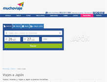 Tablet Screenshot of japon.muchoviaje.com
