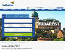 Tablet Screenshot of budapest.muchoviaje.com