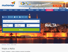 Tablet Screenshot of malta.muchoviaje.com