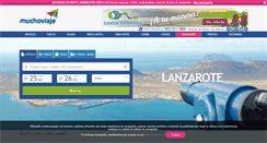 Desktop Screenshot of lanzarote.muchoviaje.com