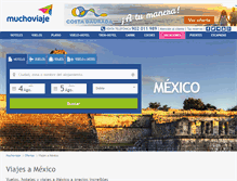 Tablet Screenshot of mexico.muchoviaje.com