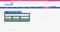 Desktop Screenshot of finlandia.muchoviaje.com