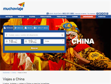 Tablet Screenshot of china.muchoviaje.com