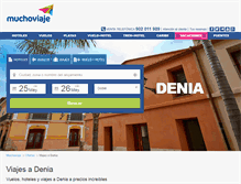 Tablet Screenshot of denia.muchoviaje.com