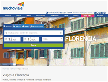 Tablet Screenshot of florencia.muchoviaje.com