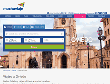 Tablet Screenshot of oviedo.muchoviaje.com