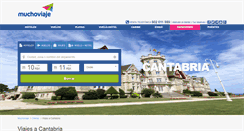 Desktop Screenshot of cantabria.muchoviaje.com