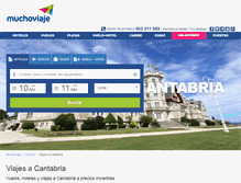 Tablet Screenshot of cantabria.muchoviaje.com