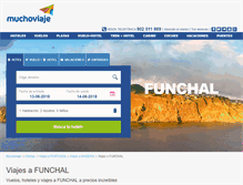 Tablet Screenshot of funchal.muchoviaje.com
