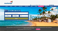 Desktop Screenshot of isla-mauricio.muchoviaje.com