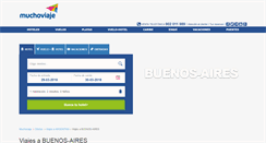Desktop Screenshot of buenos-aires.muchoviaje.com